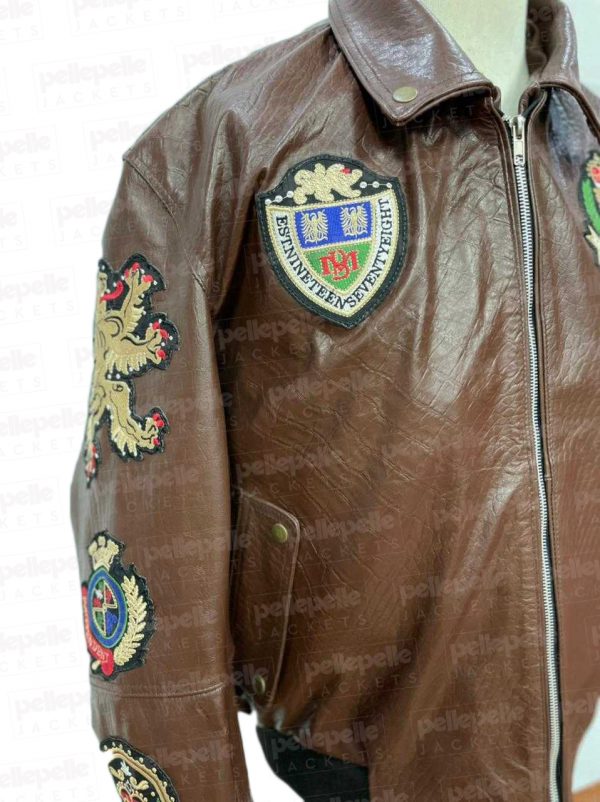 Brown Pelle Pelle 1978 Leather Jacket