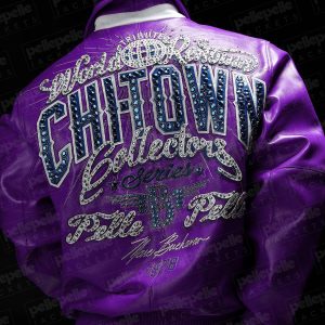 Chi-Town Pelle Pelle Purple Leather Jacket