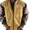 Mens Pelle Pelle Dragon Heart Wheat Jacket