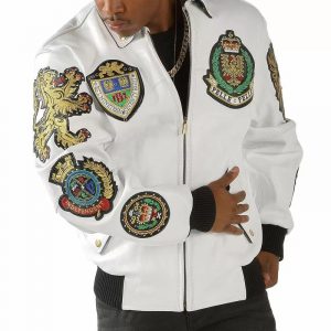 Pelle Pelle 1978 White Leather Jacket