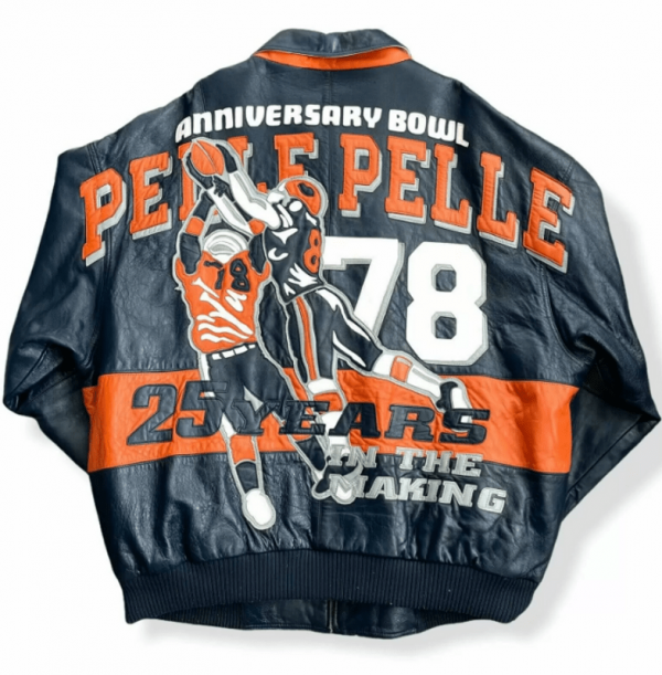 Pelle Pelle 25 Years Anniversary Bowl Leather Blue Jacket