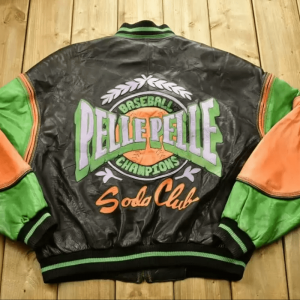 Pelle Pelle Baseball Champions Soda Club Leather Jacket