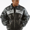 Pelle Pelle Black 78 Crocodile Leather Jacket