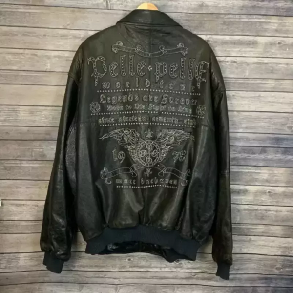 Pelle Pelle Black Leather Marc Buchanan Jacket