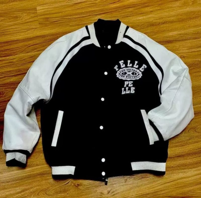 Pelle Pelle Black & White Leather Jacket