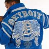 Pelle Pelle Blue Detroit Lions Jacket