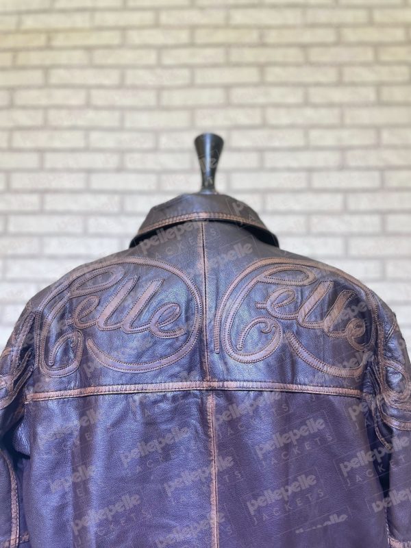 Pelle Pelle Brown Bomber Leather Jacket