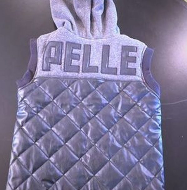 Pelle Pelle Gray Hooded Vest