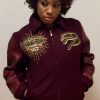 Pelle Pelle Greatest of All Time Maroon Jacket