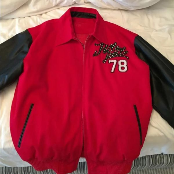 Pelle Pelle Indian Legendary Varsity Red Jacket