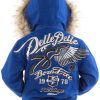 Pelle Pelle Kids 78 Born Free Blue Wool Jacket