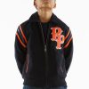 Pelle Pelle Kids Black & Orange Detroit 1978 Jacket