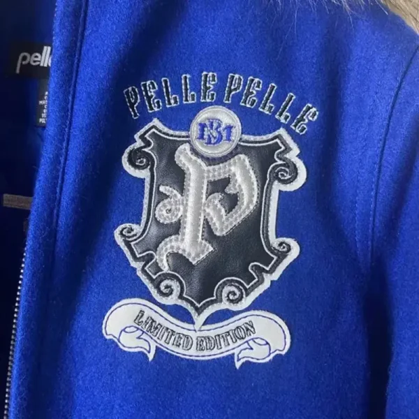 Pelle Pelle Kids Blue Limited Edition Wool Jacket (3)