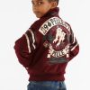 Pelle Pelle Kids Custom Made Maroon Jacket