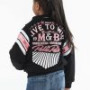 Pelle Pelle Kids Live to Win Black Wool Jacket