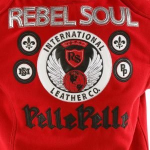 Pelle Pelle Kids Rebel Soul Red Wool Jacket