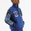 Pelle Pelle Kids Varsity Bomber Blue Jacket