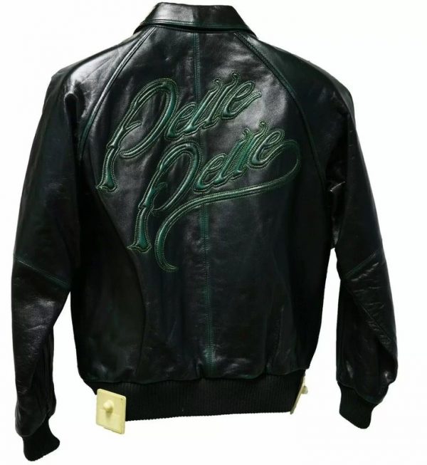 Pelle Pelle Leather Black Green Jacket