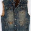 Pelle Pelle Mens Blue Denim Vest