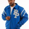 Pelle Pelle Mens Blue Detroit 78 Jacket