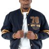 Pelle Pelle Mens Blue Legendary 78 Bomber Jacket