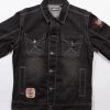 Pelle Pelle Men's Dark Gray Denim Jacket