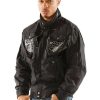 Pelle Pelle Mens Flight Bomber Black Jacket