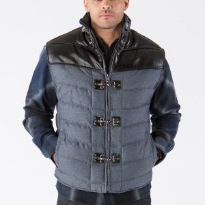 Pelle Pelle Mens Gray & Black Vest