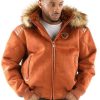 Pelle Pelle Mens Marc Buchanan Signature Brown Jacket