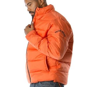 Pelle Pelle Men's Orange Puffer Jacket