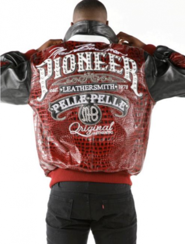 Pelle Pelle Mens Pioneer Ruby Leather Jacket