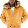 Pelle Pelle Mens Signature Yellow Wool Jacket