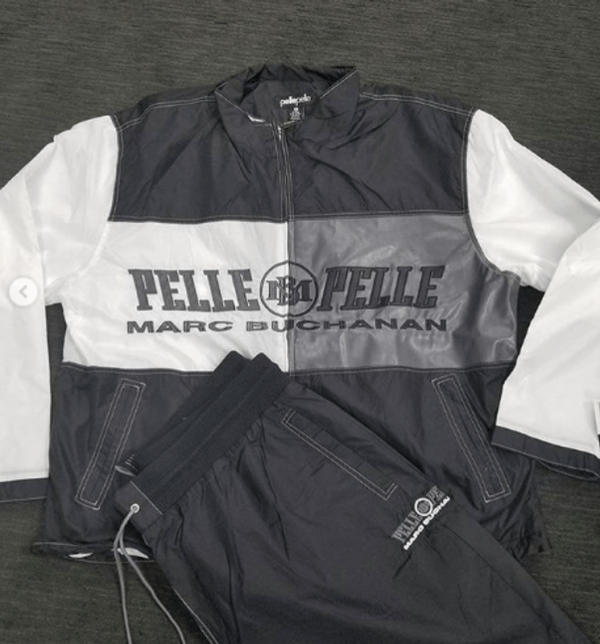 Pelle Pelle Mirror Black & White Tracksuit