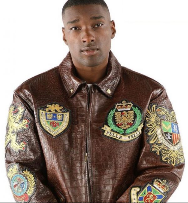 Pelle Pelle Patched Leather Jacket