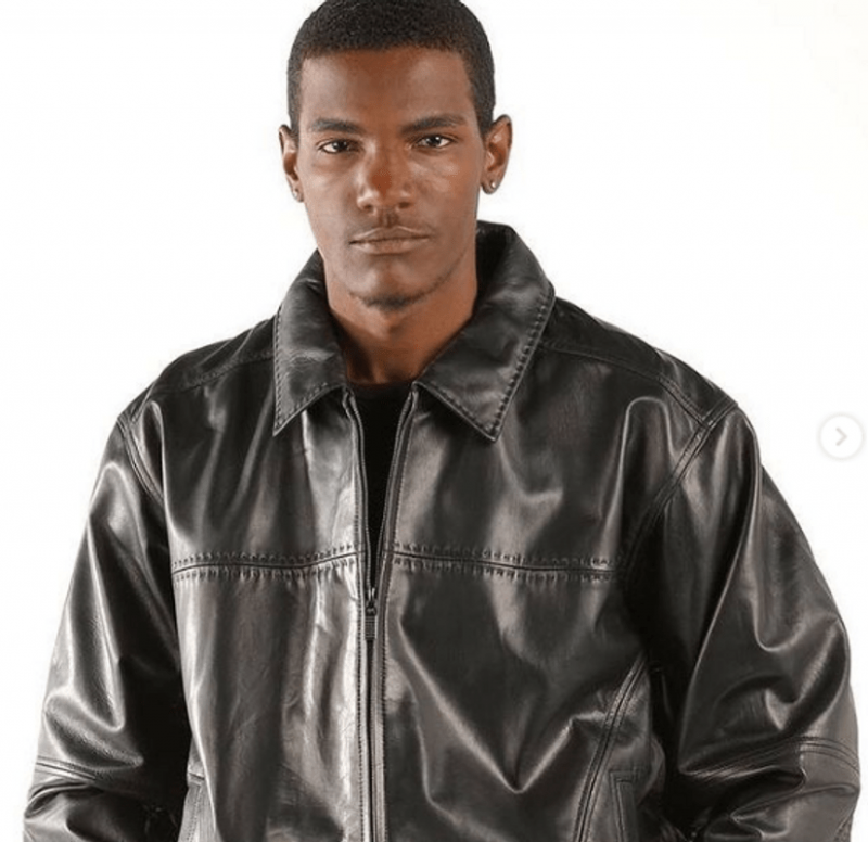 Pelle Pelle Pick Stitch Blouson Jacket