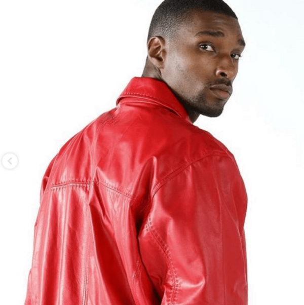 Pelle Pelle Pick Stitch Blouson Red Jacket