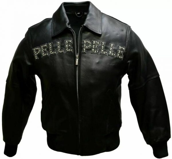 Pelle Pelle Pride Studded Black Jacket