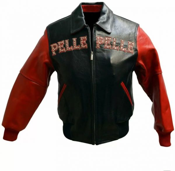 Pelle Pelle Pride Studded Leather Black Jacket