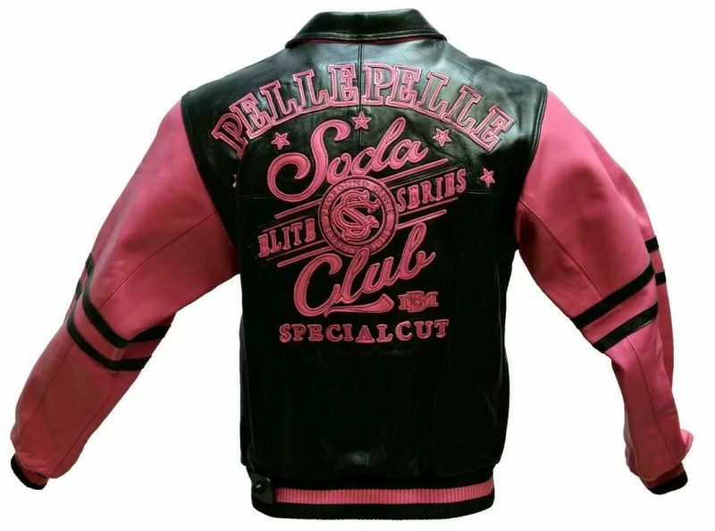 Pelle Pelle Soda Club Pink Leather Jacket