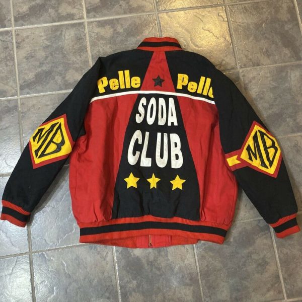 Pelle Pelle Vtg Original Marc Buchanan Soda Club Jacket