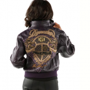 Pelle Pelle Women Dynasty Purple Leather Jacket