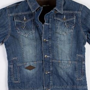 Pelle Pelle Womens Blue Denim Jacket