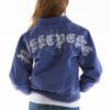 Pelle Pelle Womens Blue Varsity Jacket