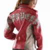 Pelle Pelle Womens Ultimate Signature Red Leather Jacket