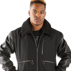 Pelle Pelle Zippered Black Jacket