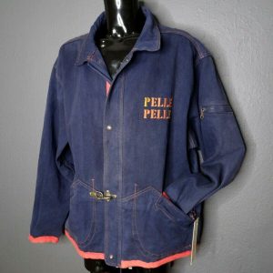 Vintage 90's Pelle Pelle Marc Buchanan Blue Jean Denim Jacket