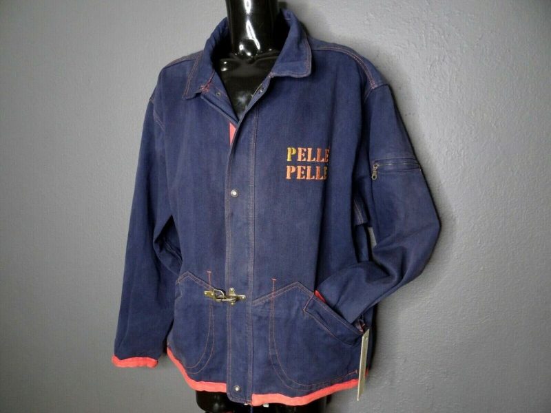 Vintage 90's Pelle Pelle Marc Buchanan Blue Jean Denim Jacket
