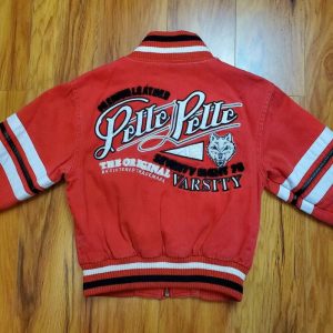 Vintage Red Pelle Pelle Varsity Jacket