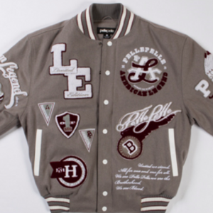 Pelle Pelle American Legend Limited Edition Gray Varsity Jacket