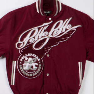 Pelle Pelle American Legend Maroon Varsity Jacket